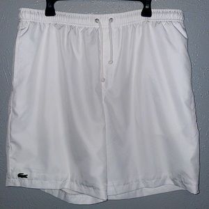 Lacoste White shorts- Gently used